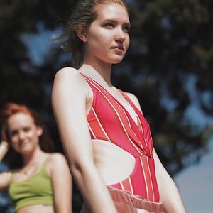 Cute one piece swim suit!